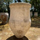 Ancient terracotta pottery jar