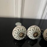 Ceramic furniture handle set