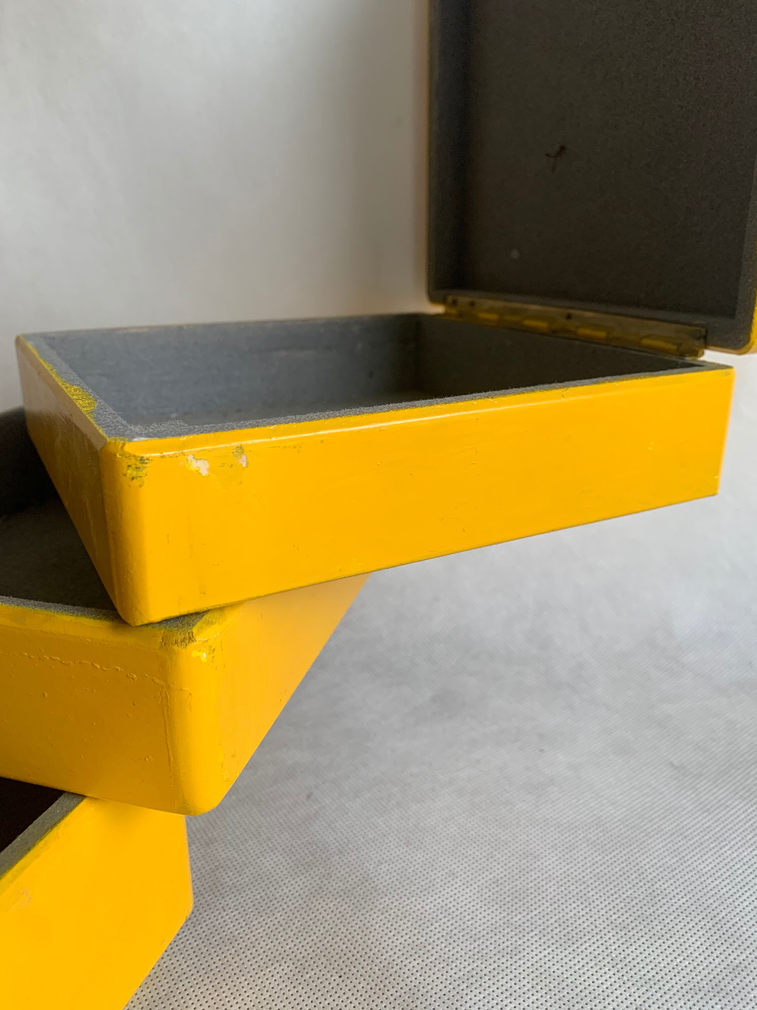 Wooden sewing basket, 1960s