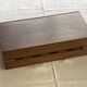 Wooden chess set from the 1960s, dimensions: length - 47.5 cm -