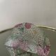 Vintage bohemian crystal mail holder Czechoslovakia