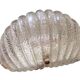 Seguso pair of Murano glass wall lights, Italy 1980