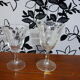 16 drinks wine, Tulip, glass shape transparent reasons silkscreens blueberries vintage 1950