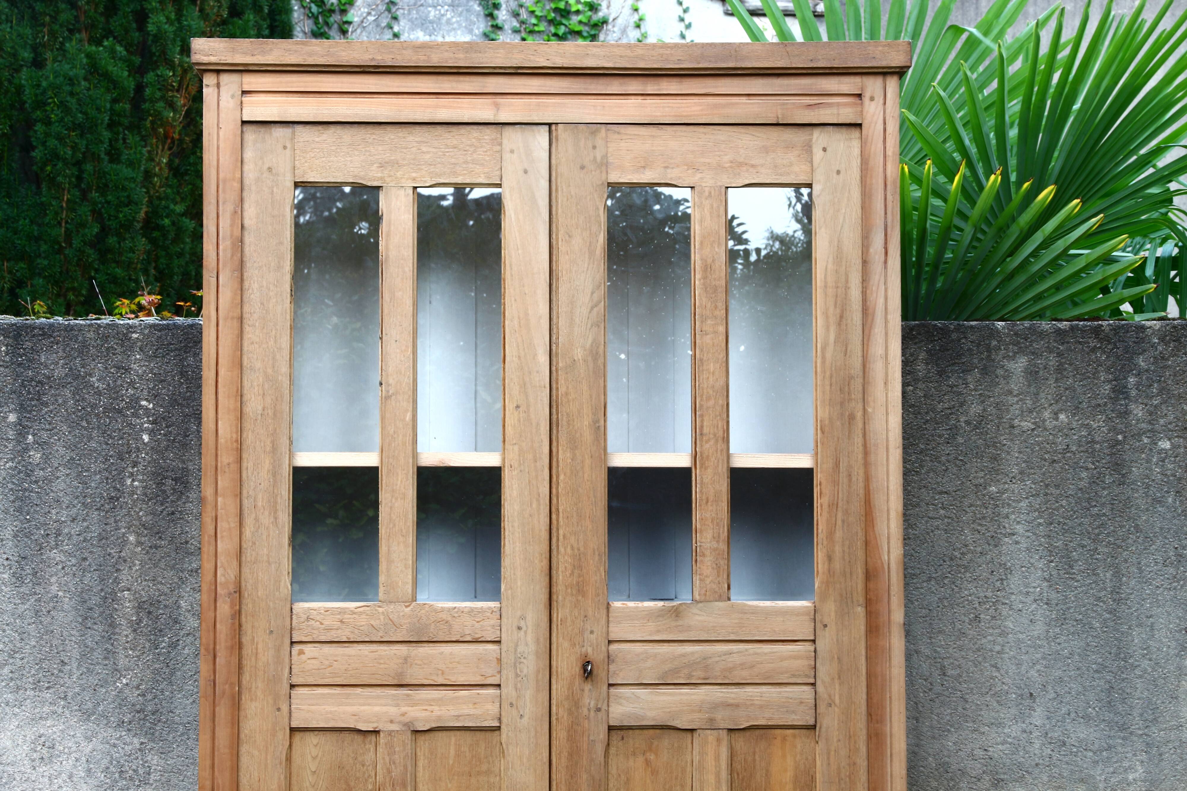 Vintage Parisian glass cabinet