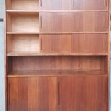 Large teak buffet bookcase 1950