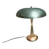 Lampe de bureau en aluminium en forme de champignon des années 50