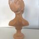 Bust plaster Louise Brongniart after Houdon