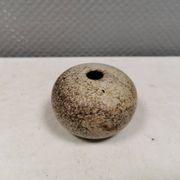 Small, lovely "hollow" ceramic vase, Danish from the 1970s.
