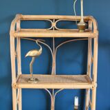Rattan shelf