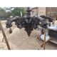 Oak chandelier in neo-Gothic style