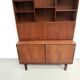 Teak and brass bookshelf designed by Peter Løvig Nielsen, CI.