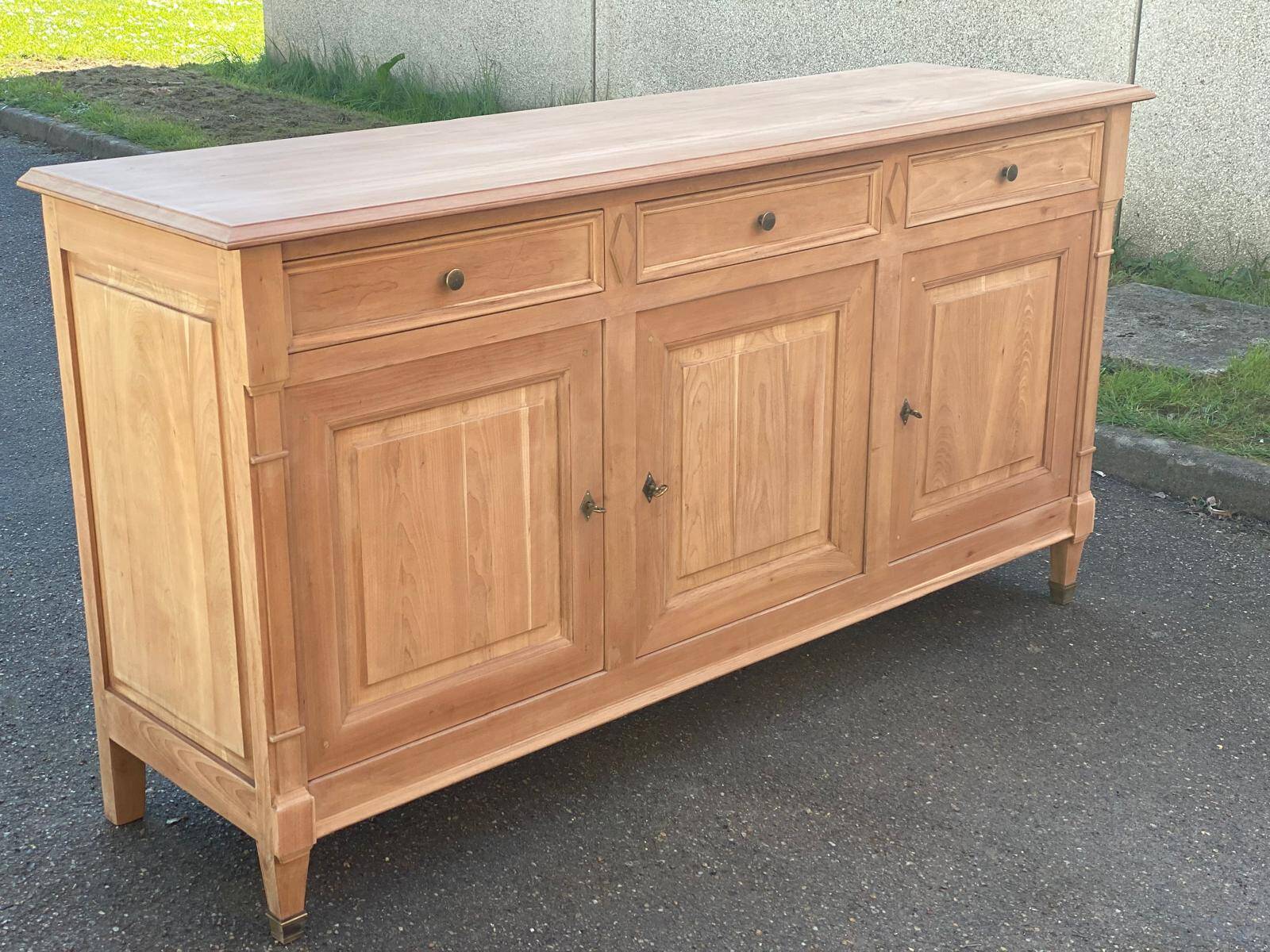 Louis XVI Imperial Sideboard in Solid Oak 190cm