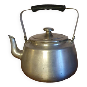 Vintage aluminum and bakelite kettle