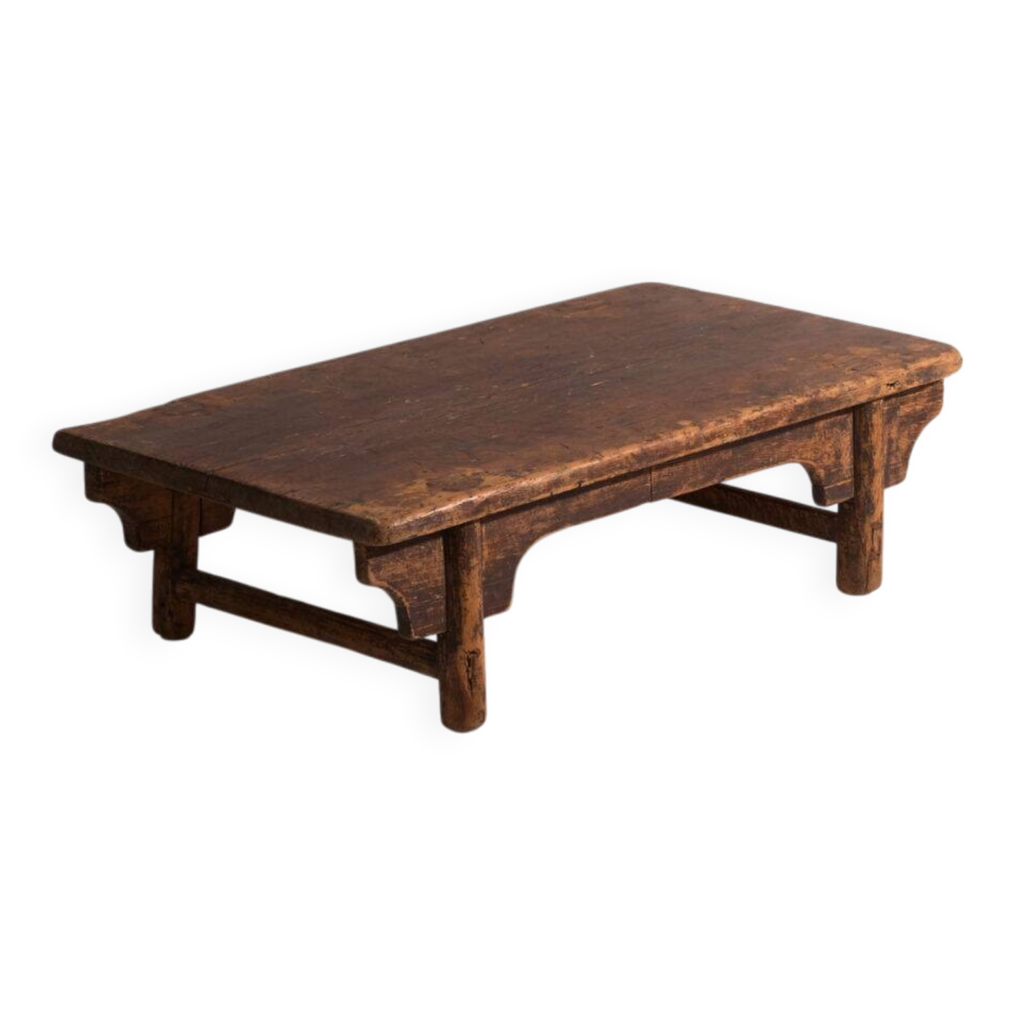 Table basse kang ancienne en bois d’orme – Chine, vers 1900