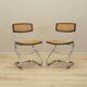 Set of two chairs, Bauhaus design, 1960s, production: Italy