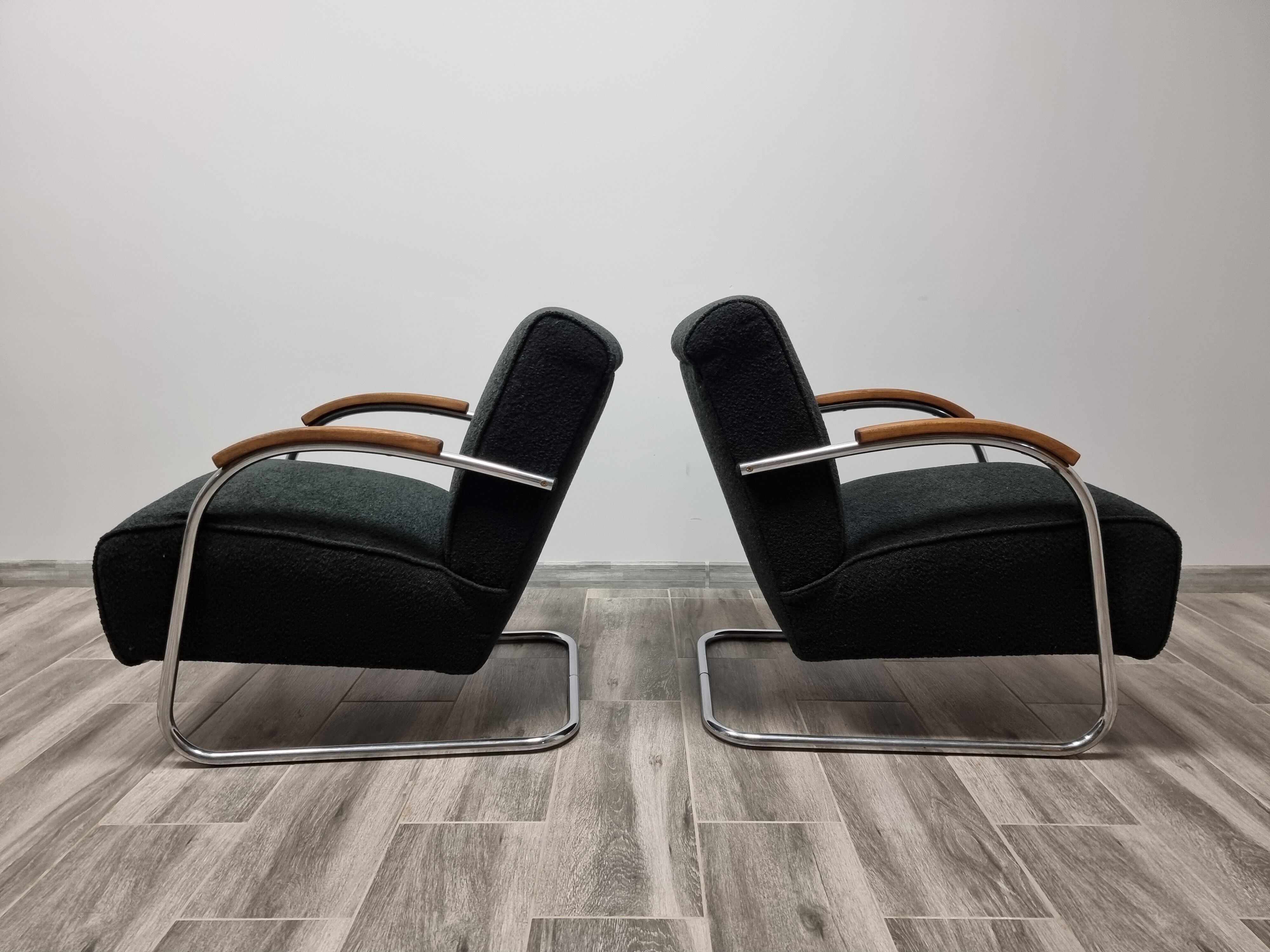 Bauhaus armchairs from Mücke Melder