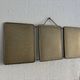 Vintage 1960 triptych mirror barber hairdresser Japonese style - 25 x 60 cm