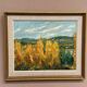 Original Swedish Oil on Panel – "Autumn Landscape" – Dated 1978 – Framed Period Piece – 50 × 42 cm (19.7" × 16.5")