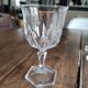 Lot de 7 verres à vin blanc en verre ancien
