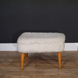 Stool rug vintage 1970