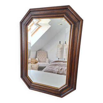 Vintage octagon mirror