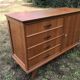 Commode vintage pieds compas