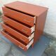 Small chest of drawers 4 drawers storage furniture Scandinavian design 70s vintage