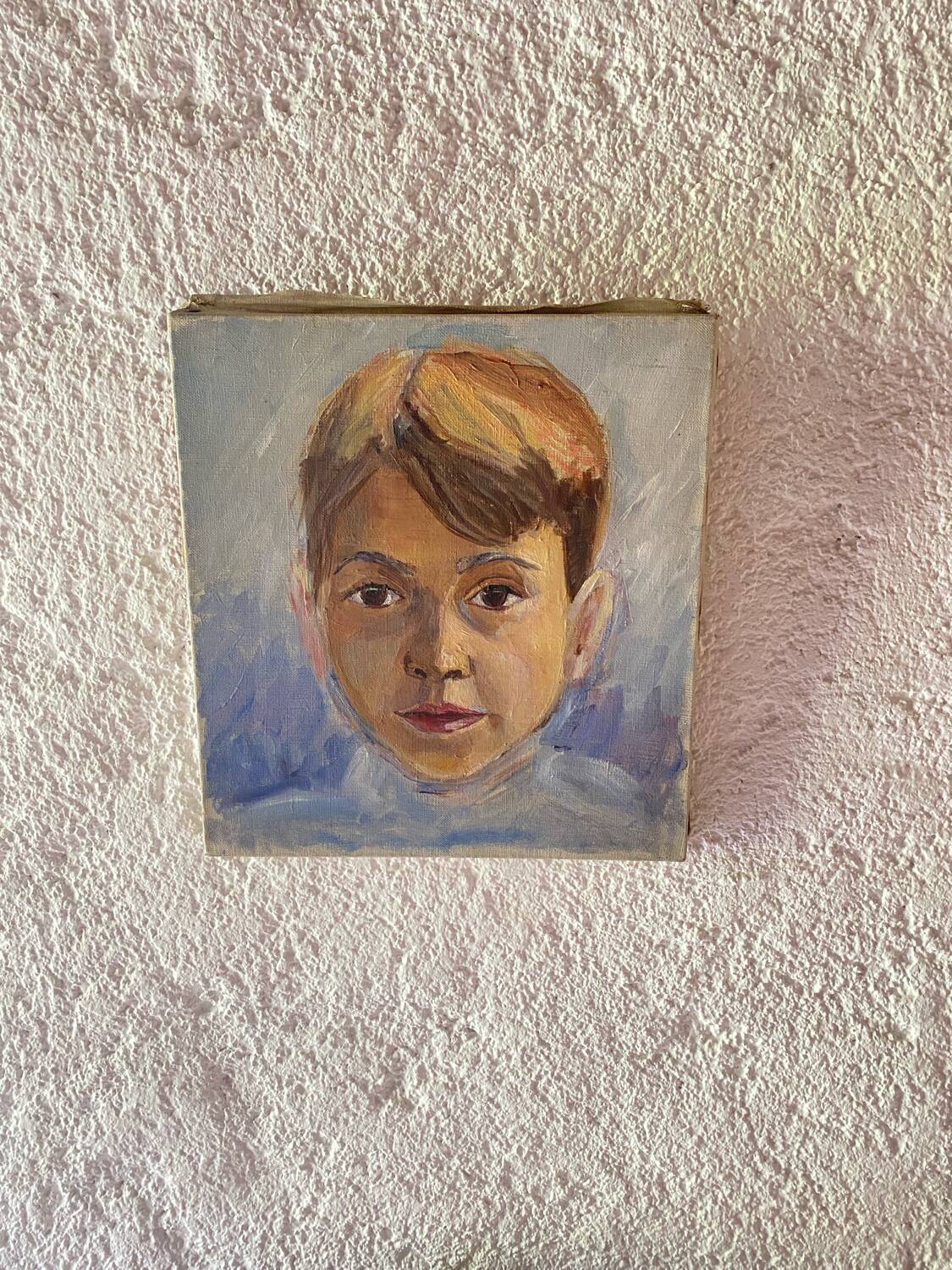 Old oil portrait