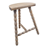 Tripod stool legs half-round balls