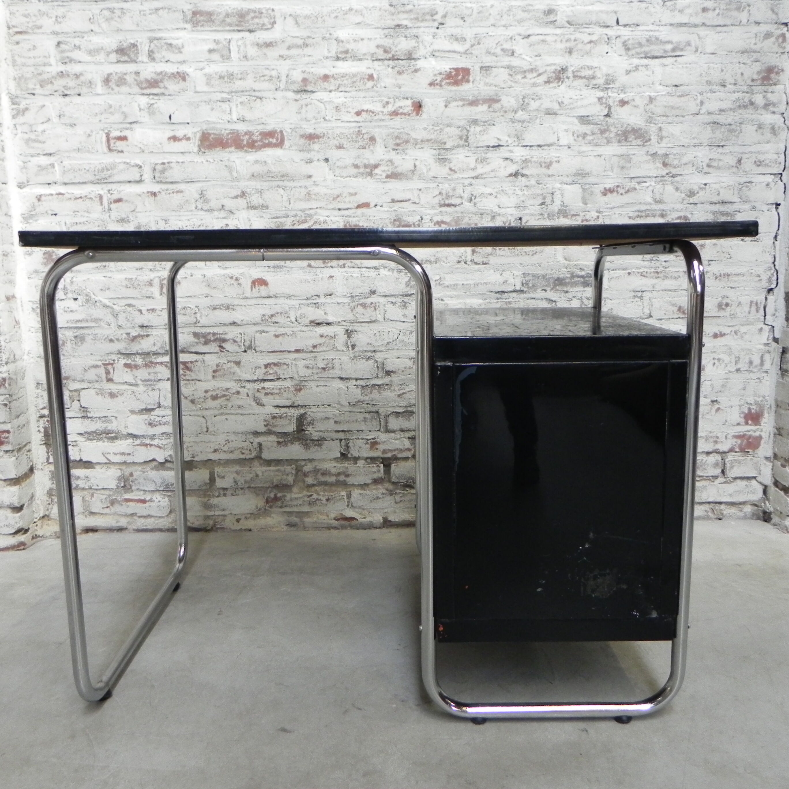 Vintage desk with formica top, Torck