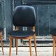 Lot de 4 chaises scandinaves en palissandre