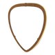 Miroir scandinave en teck, 37x34cm, Suède, 1960