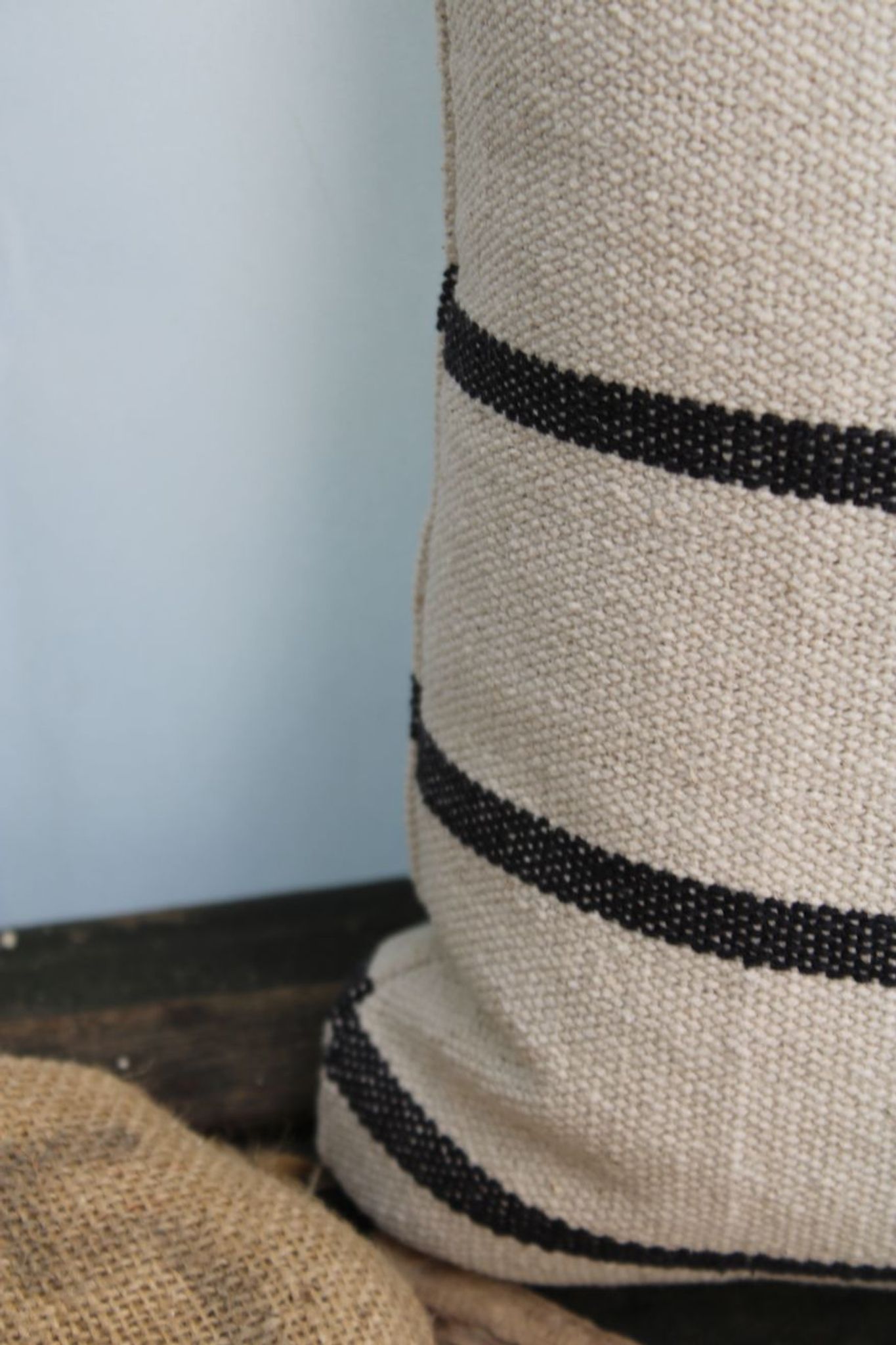 Striped cushion