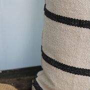 Striped cushion