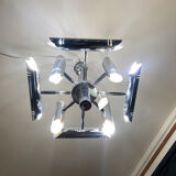 Chrome suspension by Sciolari, 1970s