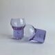 Set of 6 Alexandrit glasses designed by Sergio Asti for Arnolfo di Cambio,