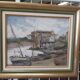 Marine oil on canvas signed