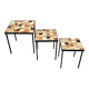 Mado jolain trio de tables basses