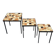 Mado jolain trio de tables basses