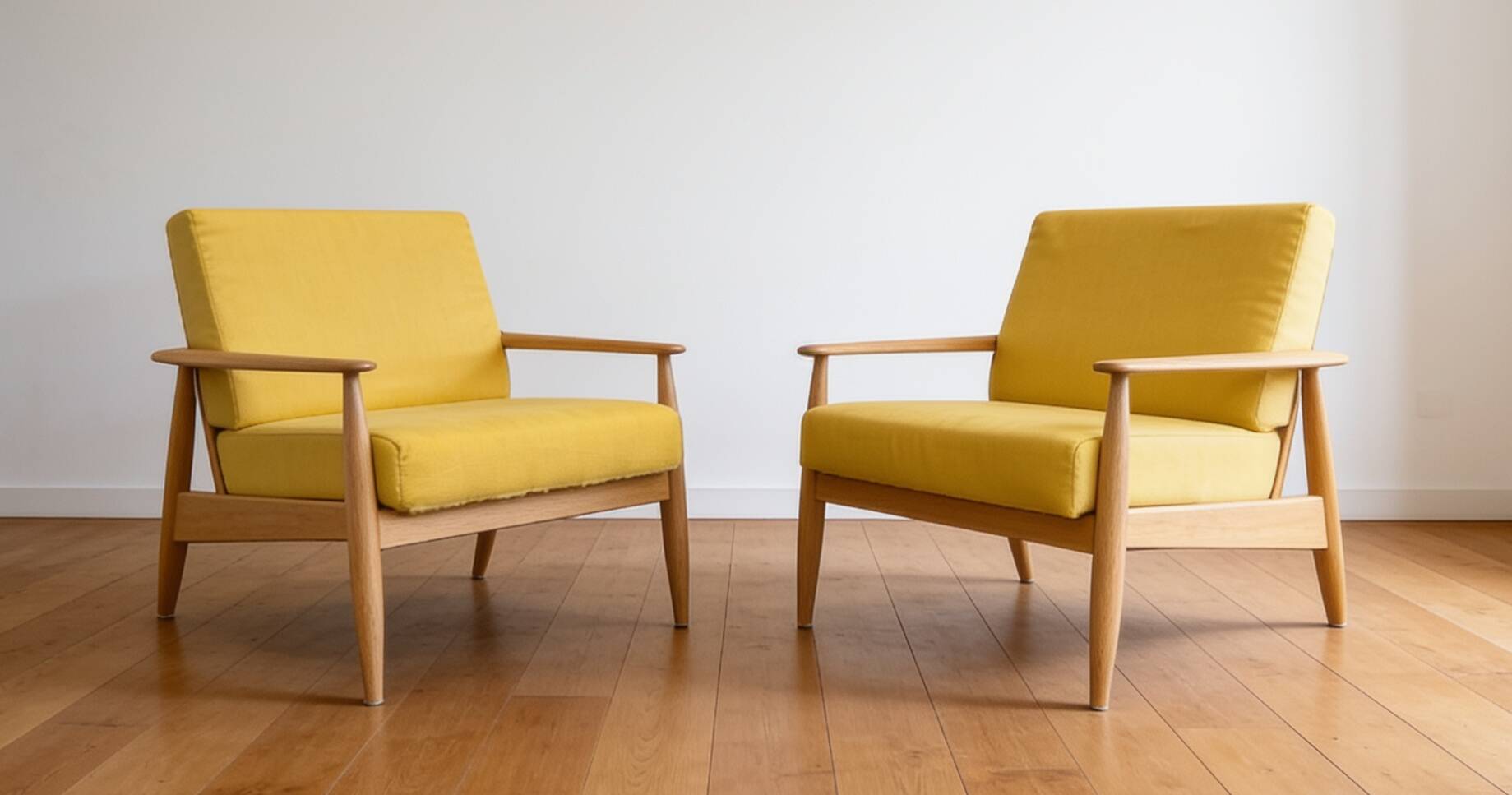 Paire de fauteuils scandinave Buzzy Space
