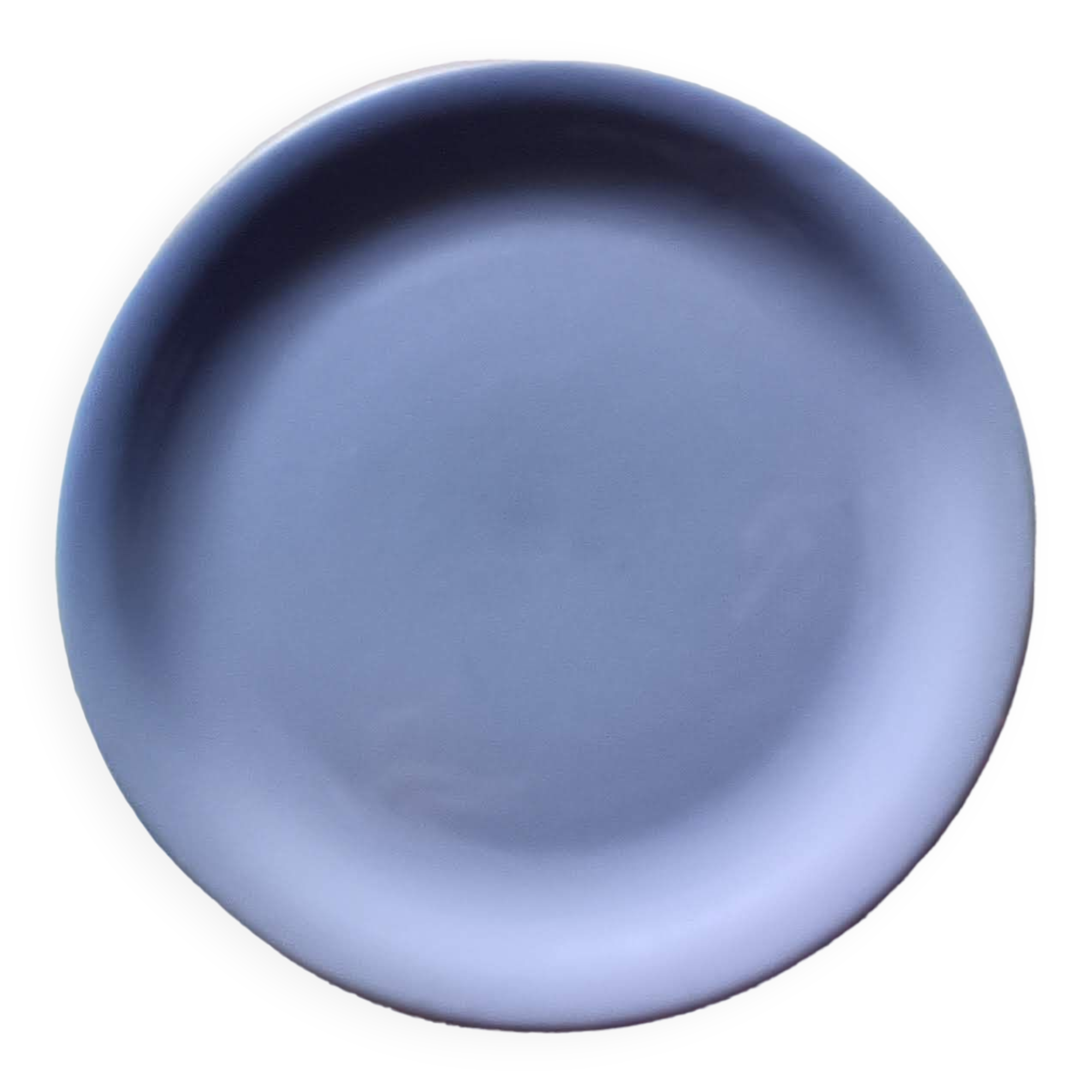 Set de 6 assiettes à dessert en faïence bleue