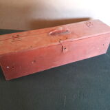 Painted wood toolbox
