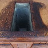 Butcher's buffet ice chest from the Art Deco period in oak