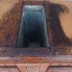 Butcher's buffet ice chest from the Art Deco period in oak
