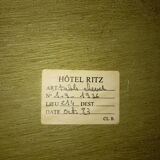 2 bedside tables from the Ritz
