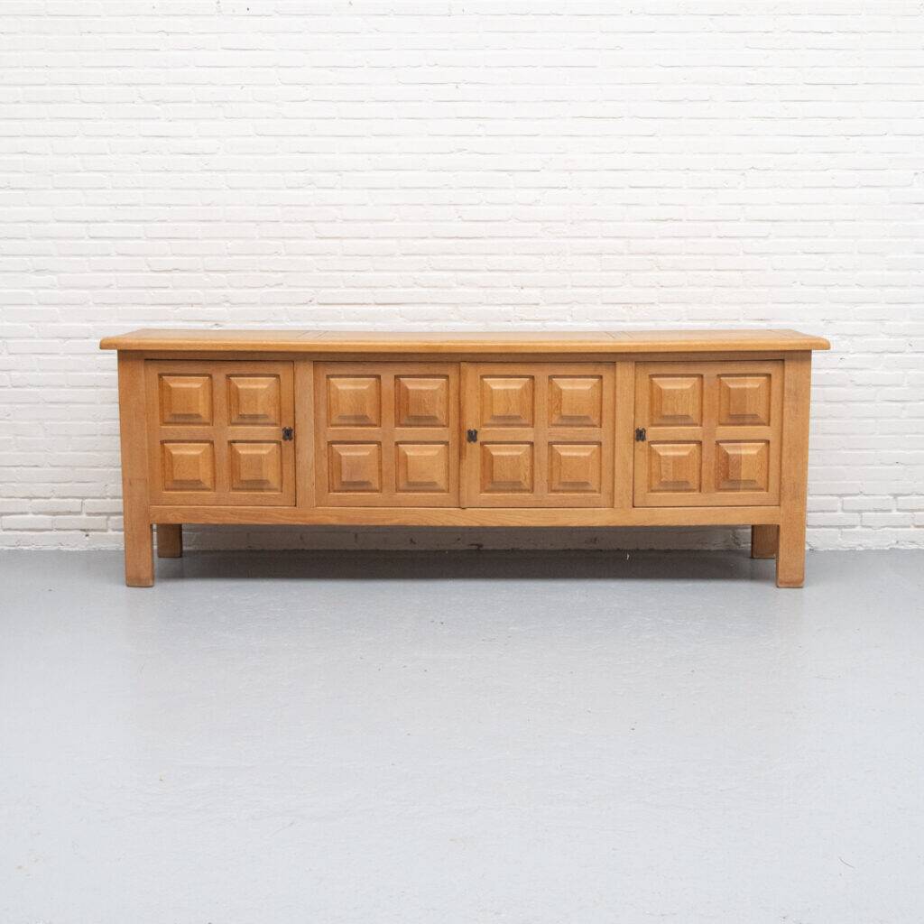 Brutalist French sideboard 1970s