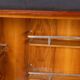 Vintage 20thc italian dry bar cabinet with 'woven' front decor on stand