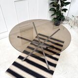 Smoked glass table