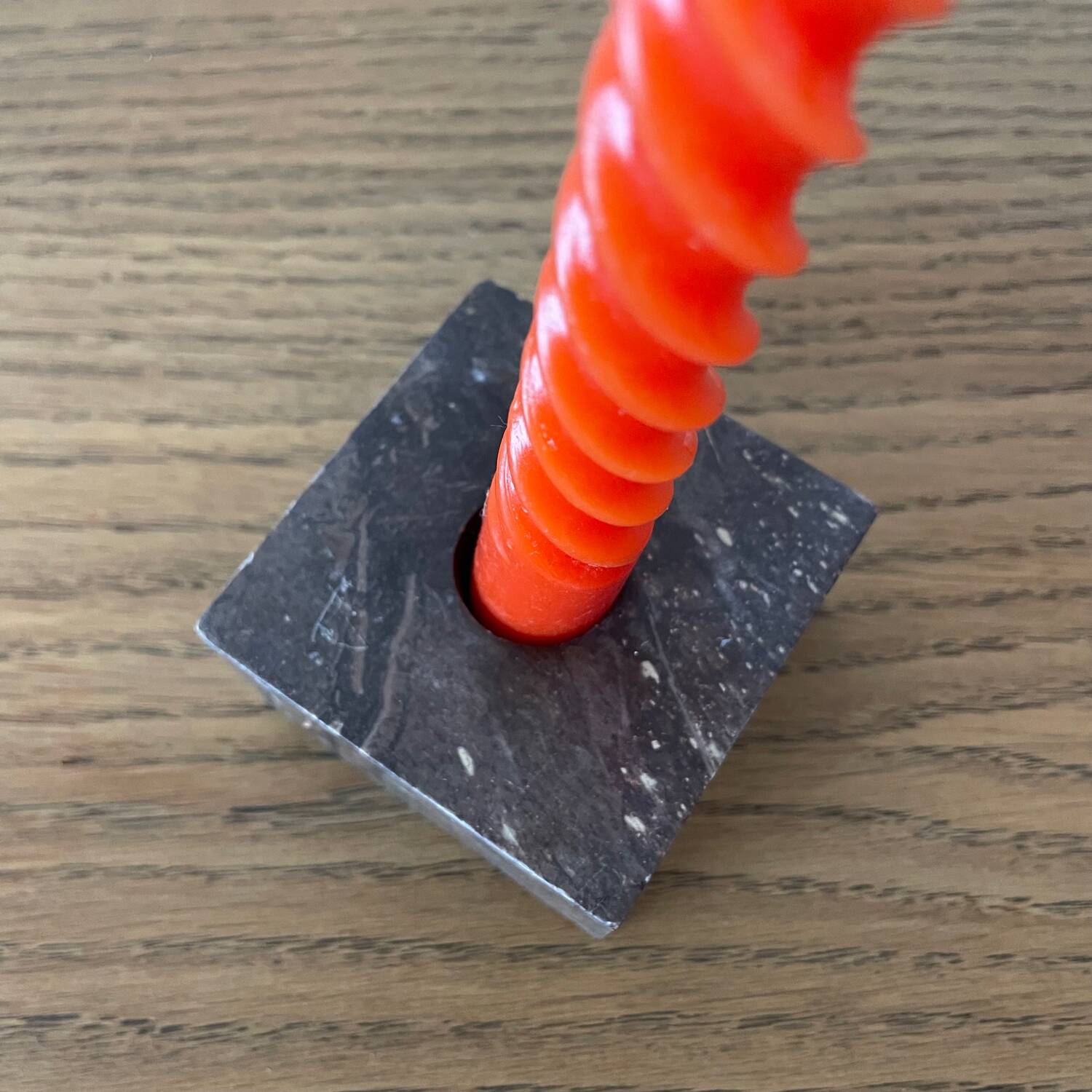 Marble candle holder