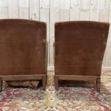 Paire de bergères époque Art Déco